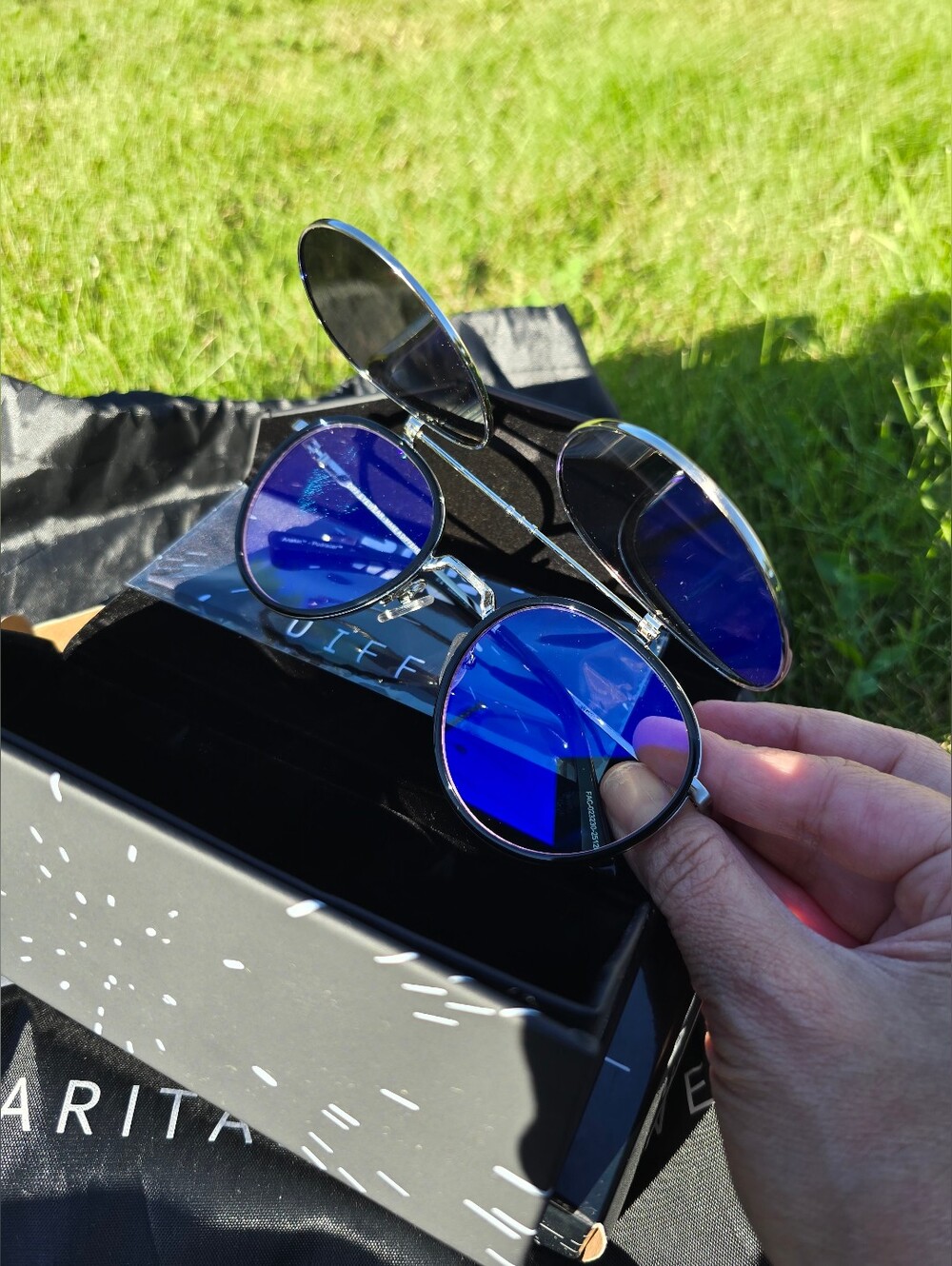 NIB! DIFF Eyewear, UNISEX, Anakin, Galactic Brushed Silver/Space Gray Lenses - Picture 13 of 15